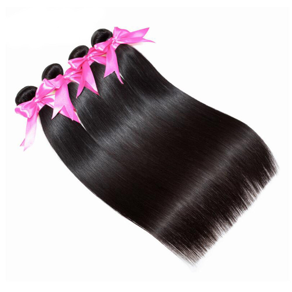 12A 100% Virgin Straight Human Hair 4 Bundles
