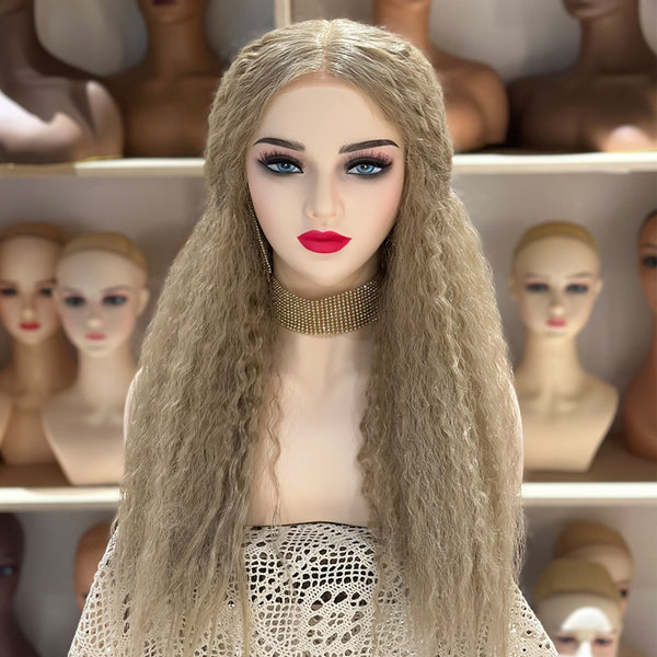 Realistic Female Mannequin Head Stand DL-496-A