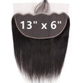 Brazilian Virgin Straight Human Hair 13x6 Lace Frontal Closure