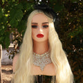 Realistic Female Brown Color Mannequin Head Stand DC-496-YH