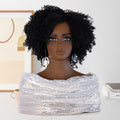 Realistic Female Brown Color Mannequin Head Stand DE-310-AO