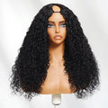 Brazilian Water Wave Virgin Human Hair V Part Wigs