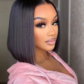 Short Bob 4x4 Lace Closure Human Hair Wigs