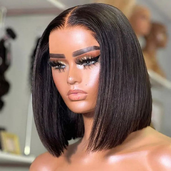 Short Bob 13x4 Lace Frontal Human Hair Wigs