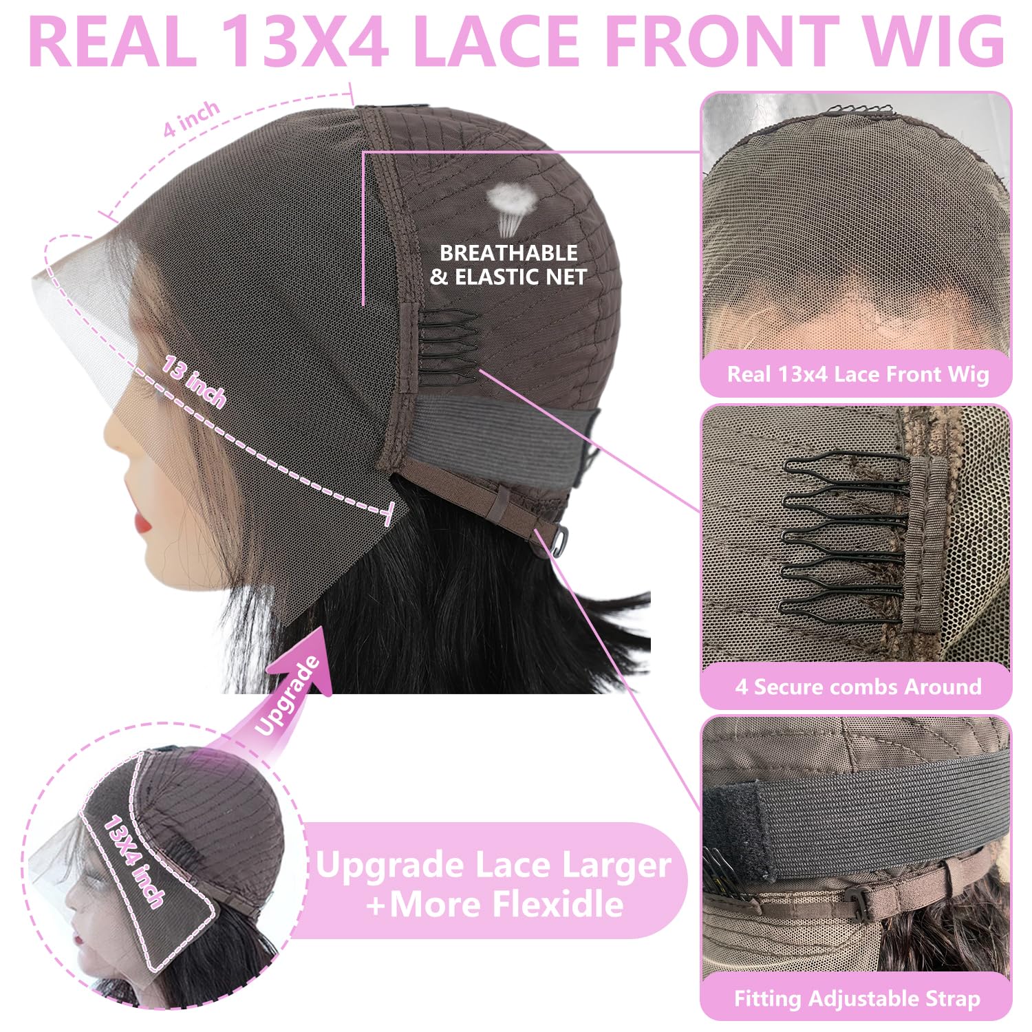 12A Double Drawn Curly Short Bob Human Hair 4x4 5x5 13x4 Lace Front Wig