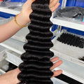 15A Top Super Double Drawn Deep Wave Human Hair Bundles