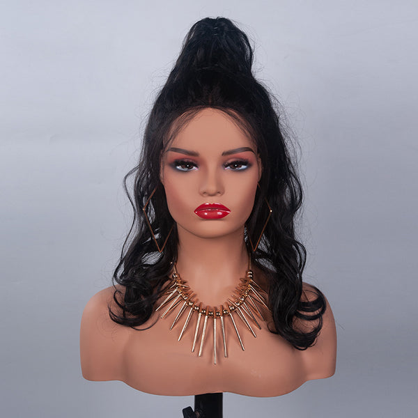 Realistic Female Mannequin Head Stand DC487 Red Lips