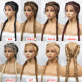 Long Synthetic Hair Braided Wigs