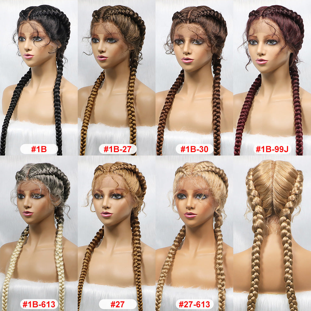 Long Synthetic Hair Braided Wigs