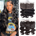 Brazilian Virgin Body Wave Human Hair 13x6 Lace Frontal Closure
