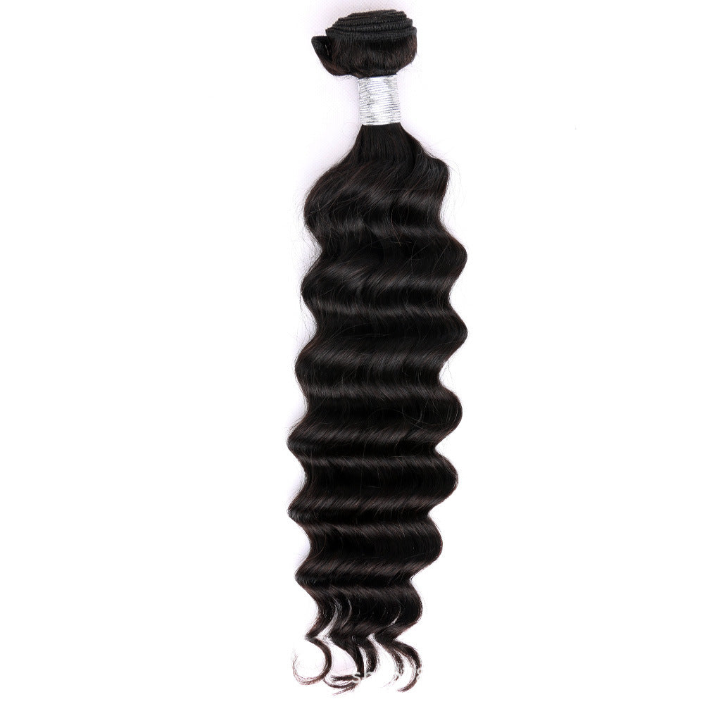 1 Pcs Hair Bundle 10A Grade Loose Deep Wave Human Hair Weft