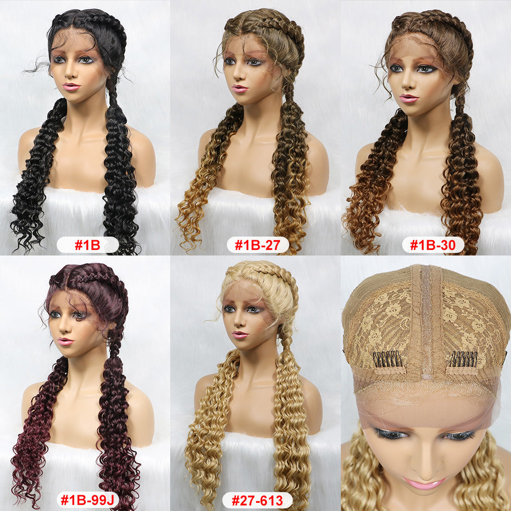 Long Synthetic Hair Braided Wigs
