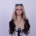 Realistic Female Brown Color Mannequin Head Stand DE-487-FY
