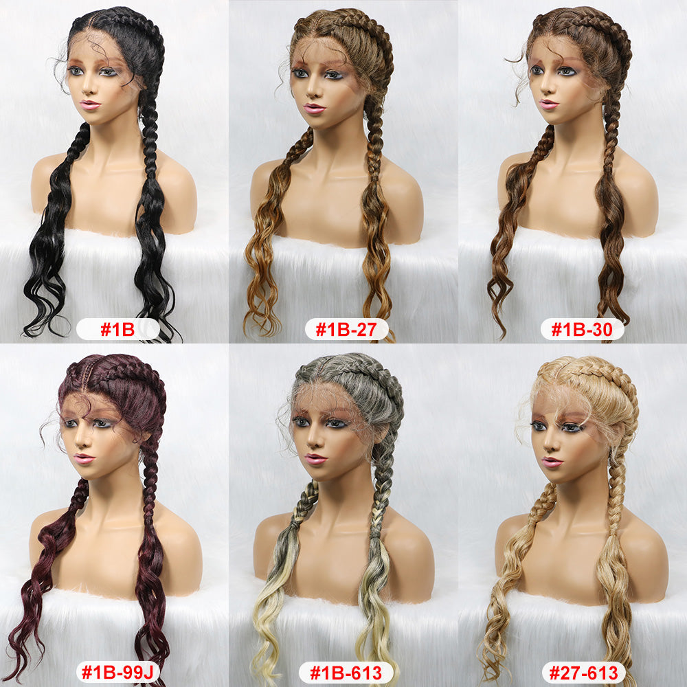 Long Synthetic Hair Braided Wigs