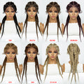 Long Synthetic Hair Braided Wigs
