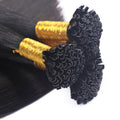 U Tip Straight Human Hair Extensions 100g Dark Color #1~#12