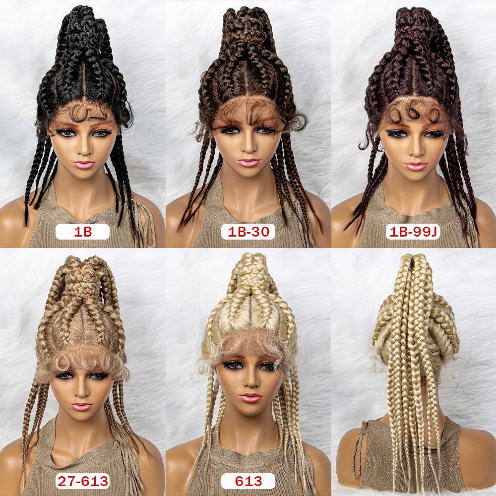 Long Synthetic Hair Braided Wigs