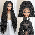 Full Lace Synthetic Hair Braided Wigs -017