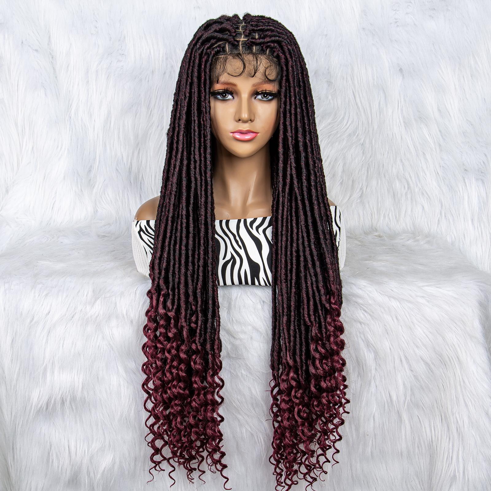 Full Lace Synthetic Hair Braided Wigs -019