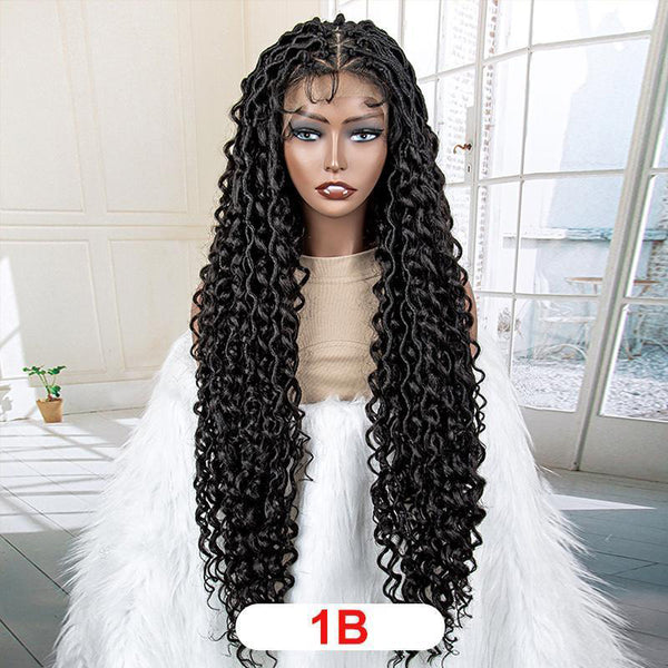 Full Lace Synthetic Hair Braided Wigs -026