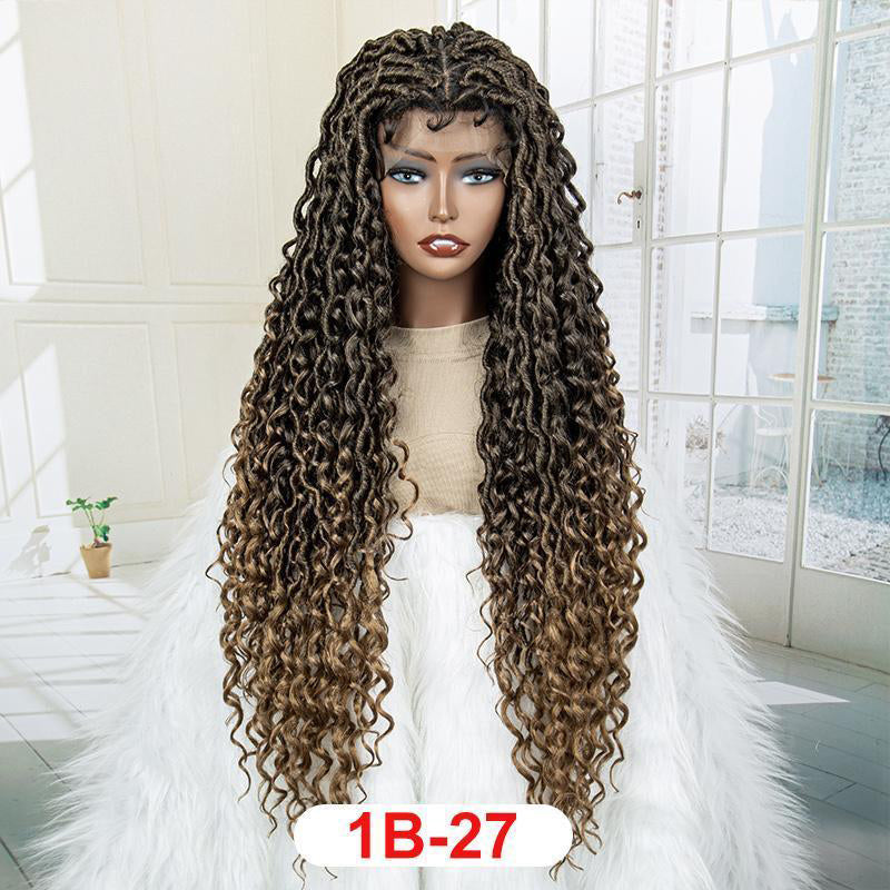Full Lace Synthetic Hair Braided Wigs -026
