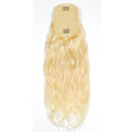 613 Blonde Body Wave Drawstring Ponytail Human Hair Extensions, Breathable Light Mesh Ponytail Hair Piece for Black Women