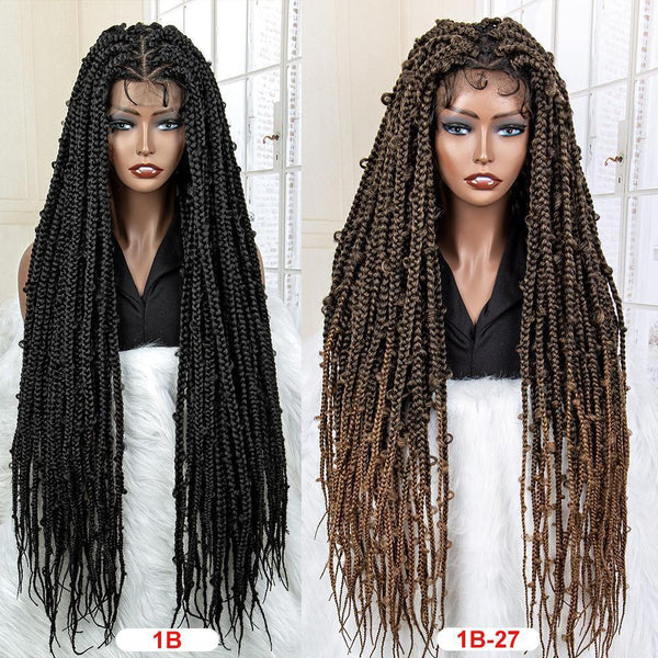 Full Lace Synthetic Hair Braided Wigs -029