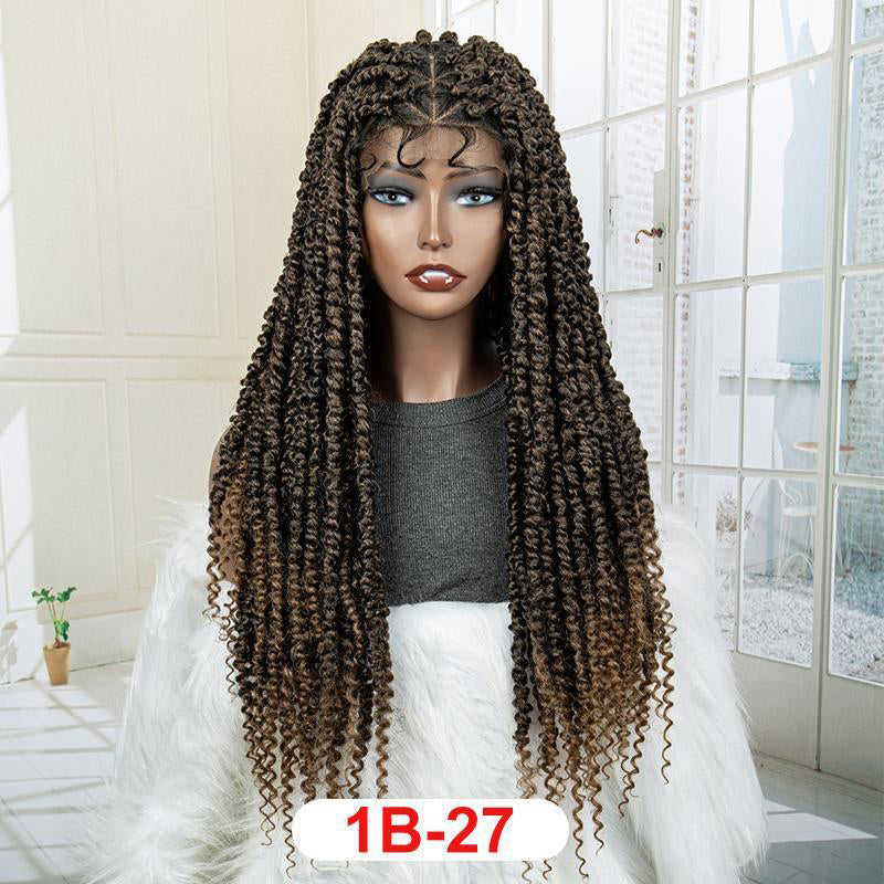 Full Lace Synthetic Hair Braided Wigs -030