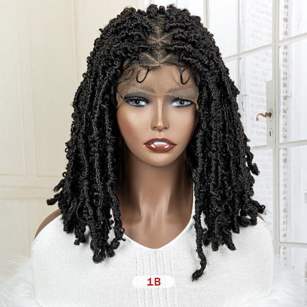 Full Lace Synthetic Hair Braided Wigs -034