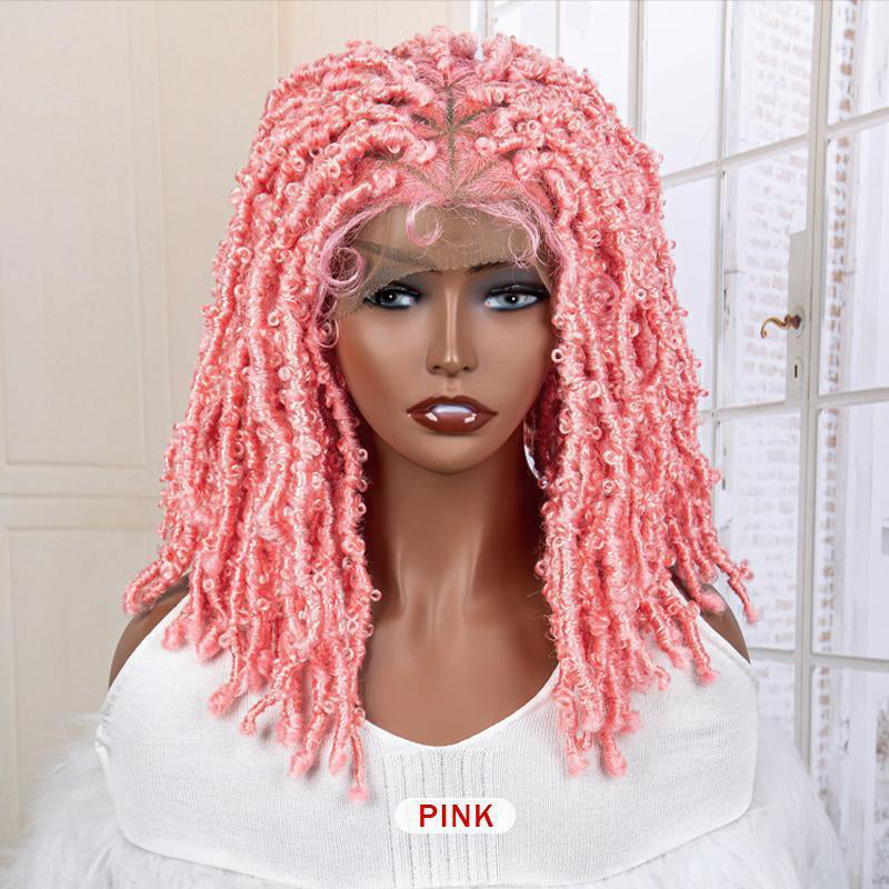 Full Lace Synthetic Hair Braided Wigs -034