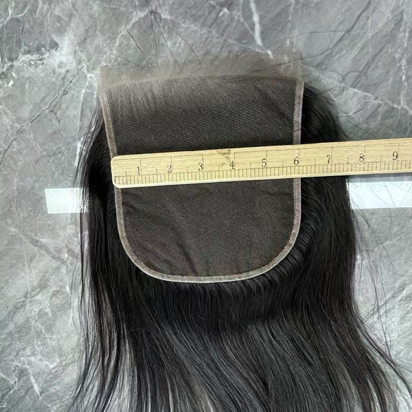Brazilian Straight Virgin Human Hair 6x6 HD Lace Closure