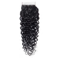 Brazilian Water Wave Virgin Human Hair 4x4 HD Lace Closure