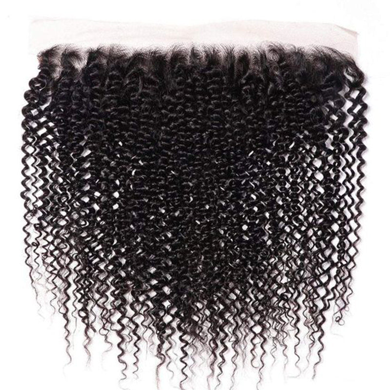 100% Virgin Human Hair Deep Curly 13x4 HD Ear to Ear Lace Frontal