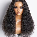 Curly Virgin Human Hair 5x5 Lace Closure Wig