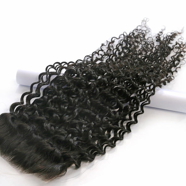 Brazilian Deep Curly Virgin Human Hair 6x6 HD Lace Closure