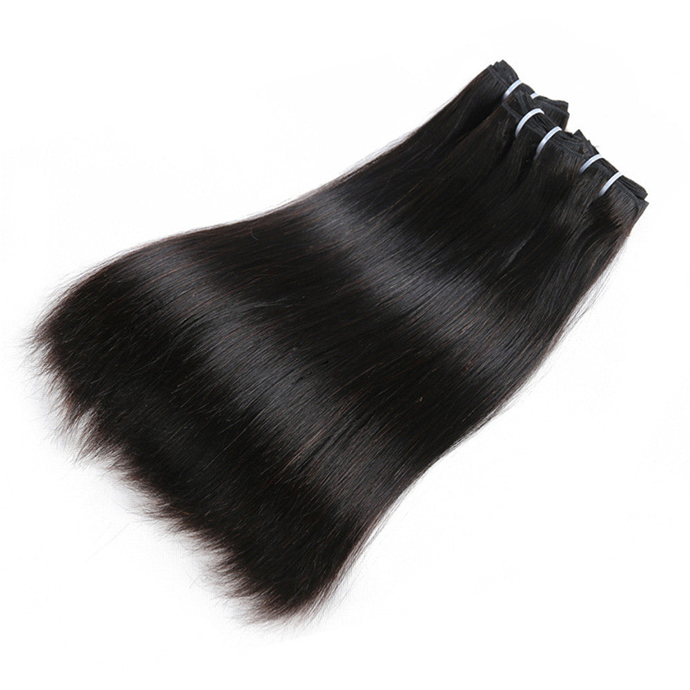 15A Silky Straight Double Drawn Human Hair 3 Bundles