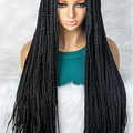 9x6 Box Straight Lace Braided Wig