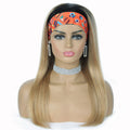 Ombre T1b/27 Straight Human Hair Headband Wigs