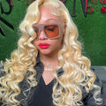 613 Blonde Body Wave Human Hair 13x4 Lace Front Wigs