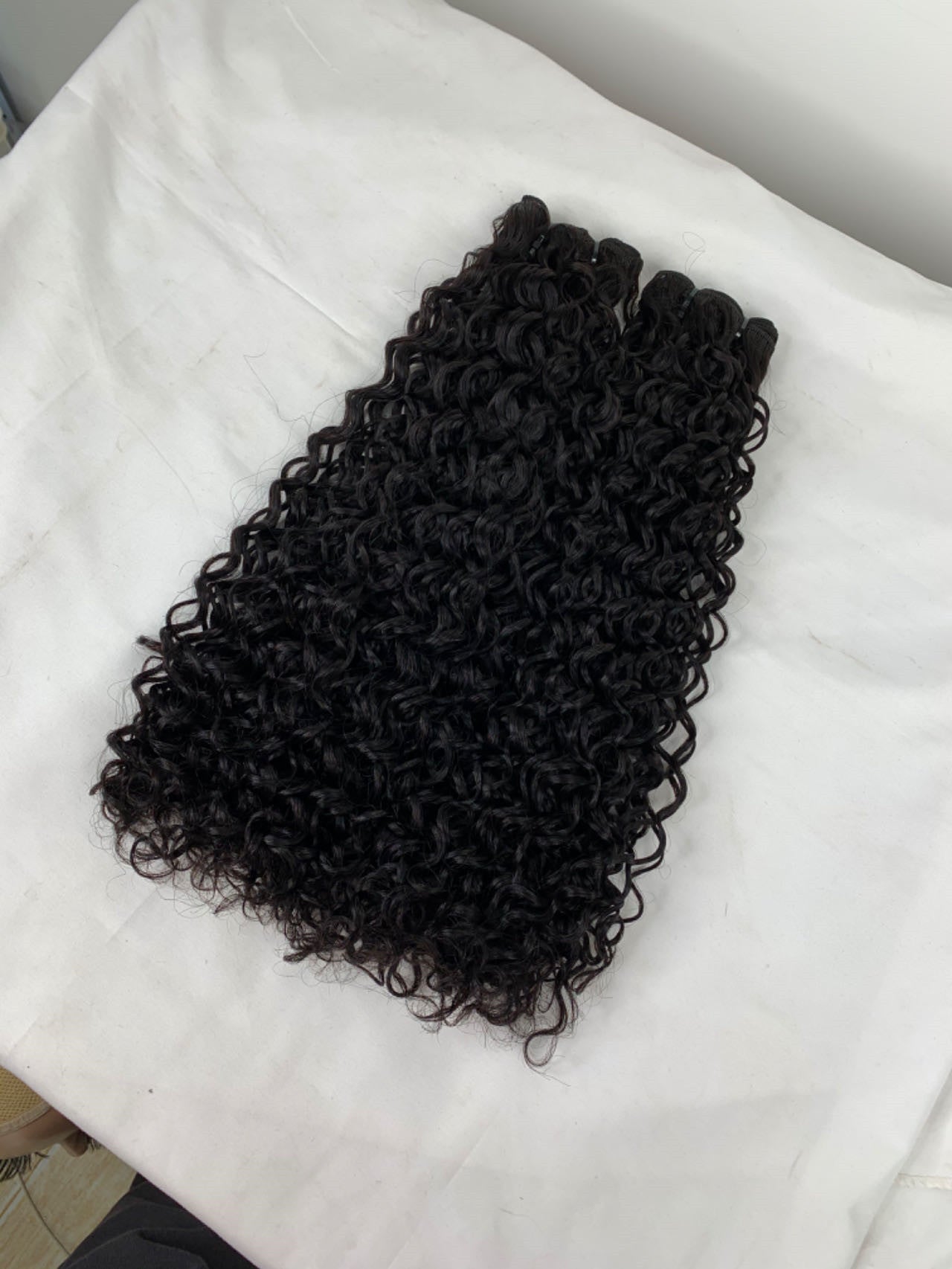 15A Double Drawn Curly Human Hair 3 Bundles