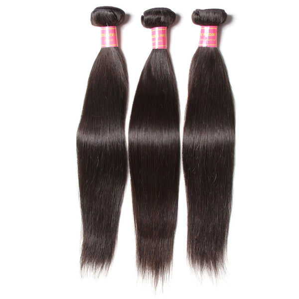 3 Bundles 10A Grade Straight Human Hair Extensions