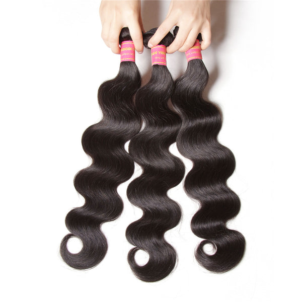 3 Bundles 10A Grade Body Wave Human Hair Extensions