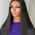 Silky Straight Virgin Human Hair 5x5 Lace Closure Wig