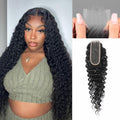 Brazilian Kinky Curly Virgin Human Hair 2x6 HD Lace Human Hair Closure