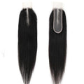 Brazilian Straight Virgin Hair 2x6 Transparent Lace Human Hair Closure