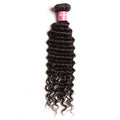 12A Grade Deep Wave Human Hair 1 Bundle Hair Weft