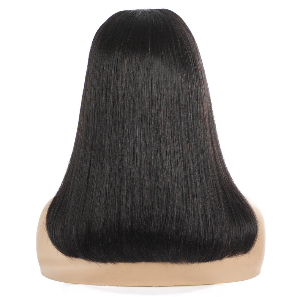 Brazilian Straight Human Hair U Part Wigs