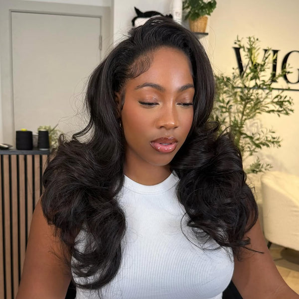 Brazilian Virgin Hair Body Wave Full Lace Human Hair Wigs