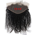 Brazilian Virgin Curly Human Hair 13x6 Lace Frontal Closure