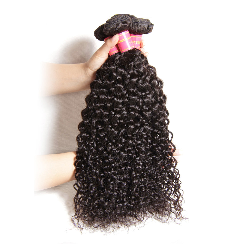 3 Bundles 10A Grade Curly Human Hair Extensions